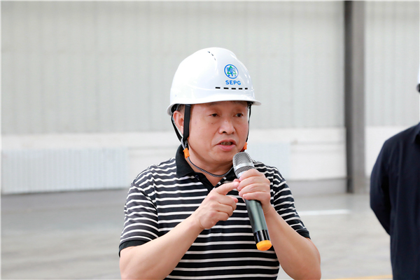 永利集团官网集团复工复产促增添项目观摩聚会与会职员走进大秦国源三秦环保秦邦园区在榆项目