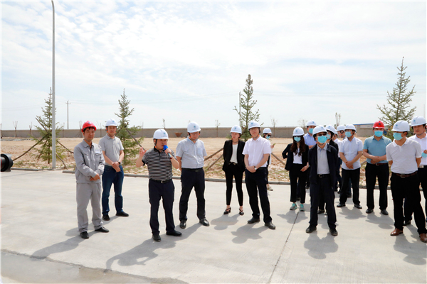 永利集团官网集团复工复产促增添项目观摩聚会与会职员走进大秦国源三秦环保秦邦园区在榆项目