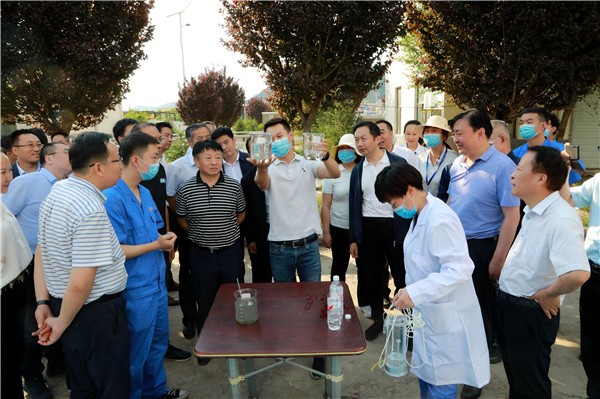 永利集团官网集团复工复产促增添项目观摩聚会与会职员走进绿色能源公司油气公司水情形公司陕北片区项目