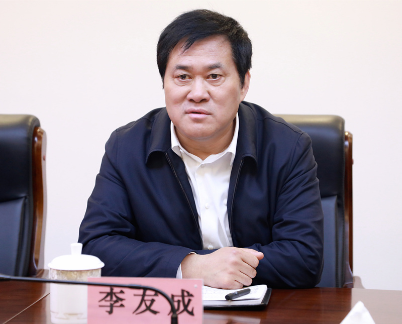 熊良虎顾峰拜会渭河生态集团党委书记董事长李友成、、、总司理杨大庆