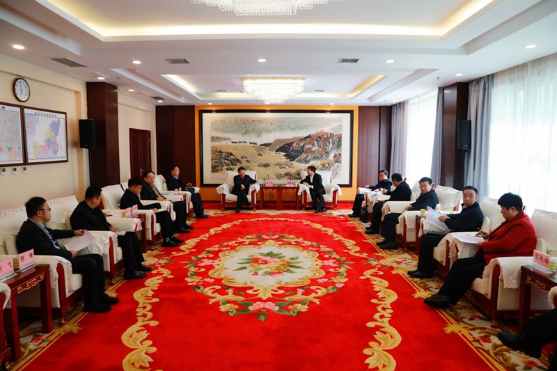 熊良虎拜会榆林市市长李春临、、、副市长张胜利