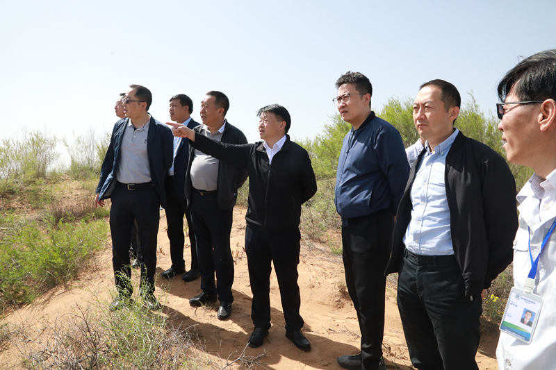 熊良虎拜会榆林市委副书记张胜利、、市人大常委会副主任孙守洋