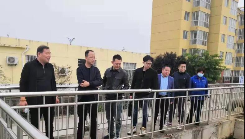 集团公司清静环保部到水情形公司大荔污水处理厂检查清静生产事情