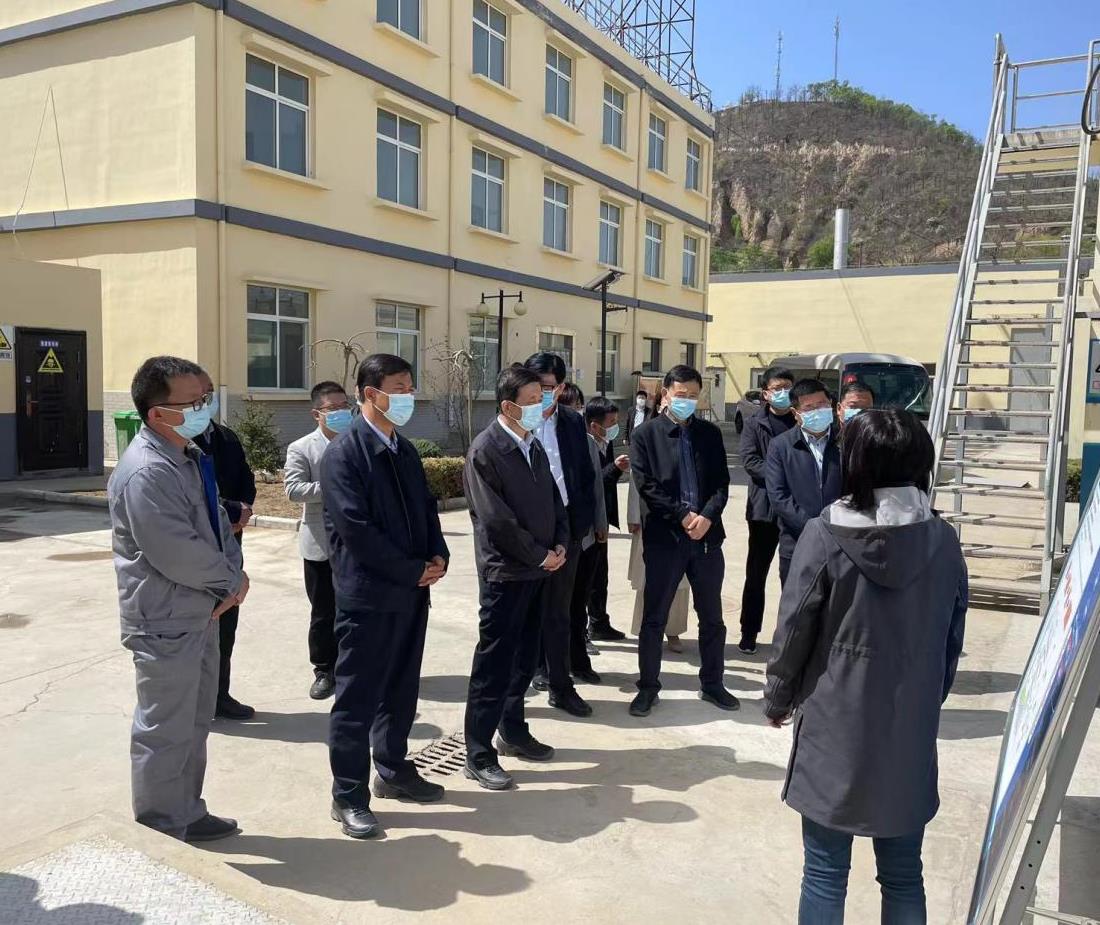 延安市委常委、、、市政府党组成员张强到水情形公司子长污水处理厂调研