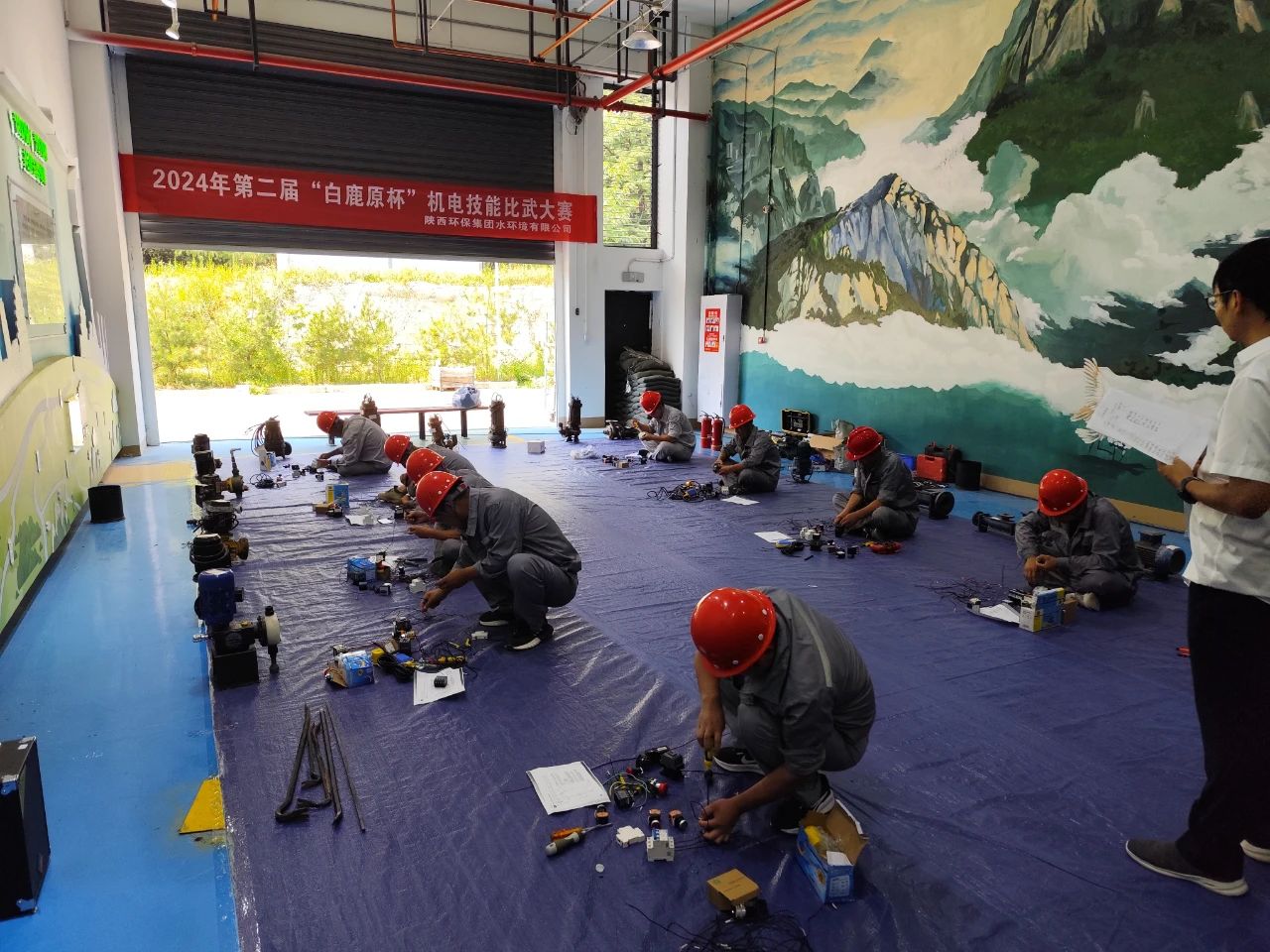 水情形公司：以赛促学提手艺